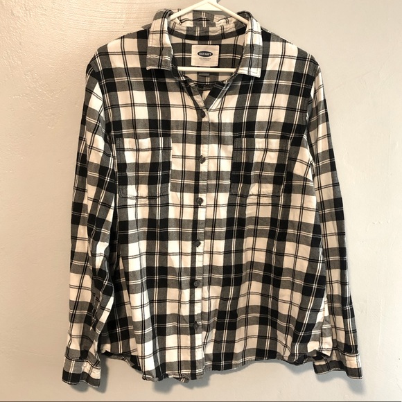 Old Navy Tops - Old Navy lightweight plaid flannel button down